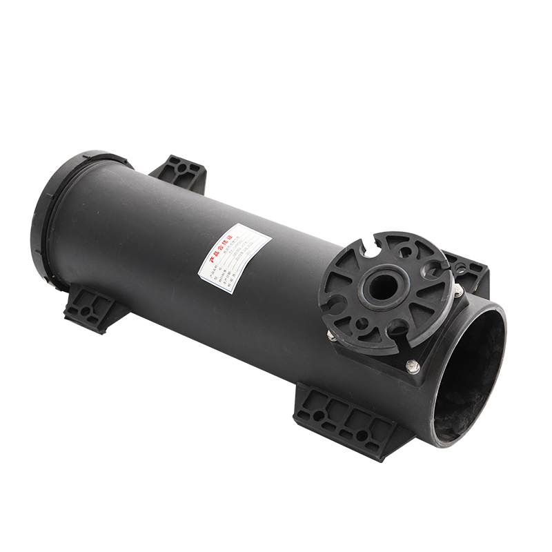 旋混曝气桶可提升旋流曝气器厌氧废水处理池专用微泡管道曝气装置 黑