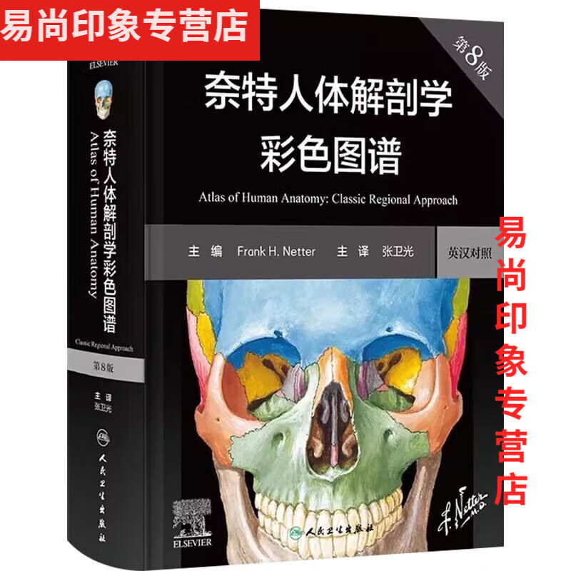 奈特人体解剖学彩色图谱 第8版d 奈特人体解剖学彩色图谱 第8版 彩色