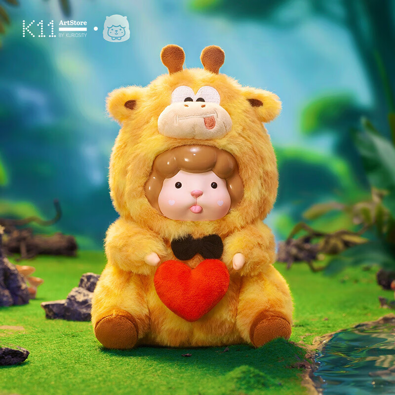 末那k11 西噗动物大冒险潮玩盲盒系列娃娃玩具毛绒公仔办公室桌面摆件