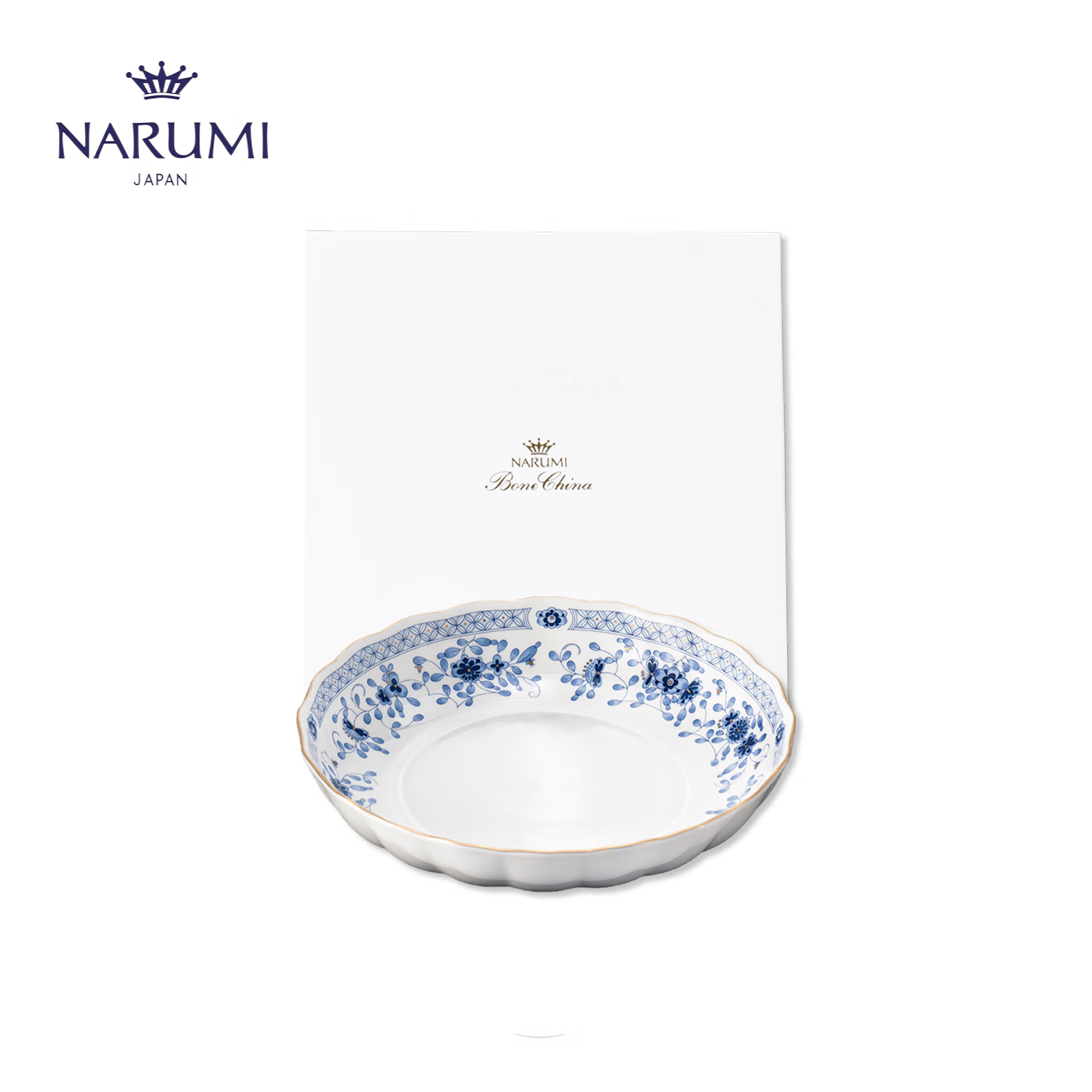 NARUMI/鸣海 Milano 金边碗 17cm/14cm/11cm碗、20cm沙拉碗、25cm大餐碗 25cm 大餐碗/9682-1190（礼盒）