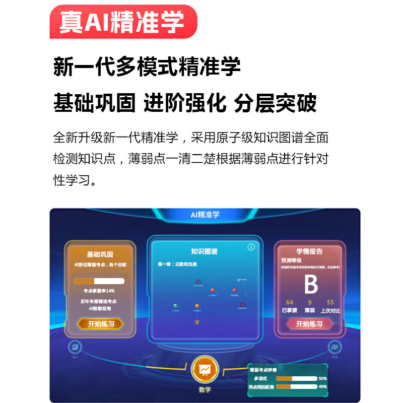 BOCCONI学习机平板腾讯AI精准学小学到高中教材课程同步英语学习早教家教点读机护眼屏小学生初中高中专用 2024新款升级版 10.1英寸【全科同步+腾讯AI精准学+编程课】