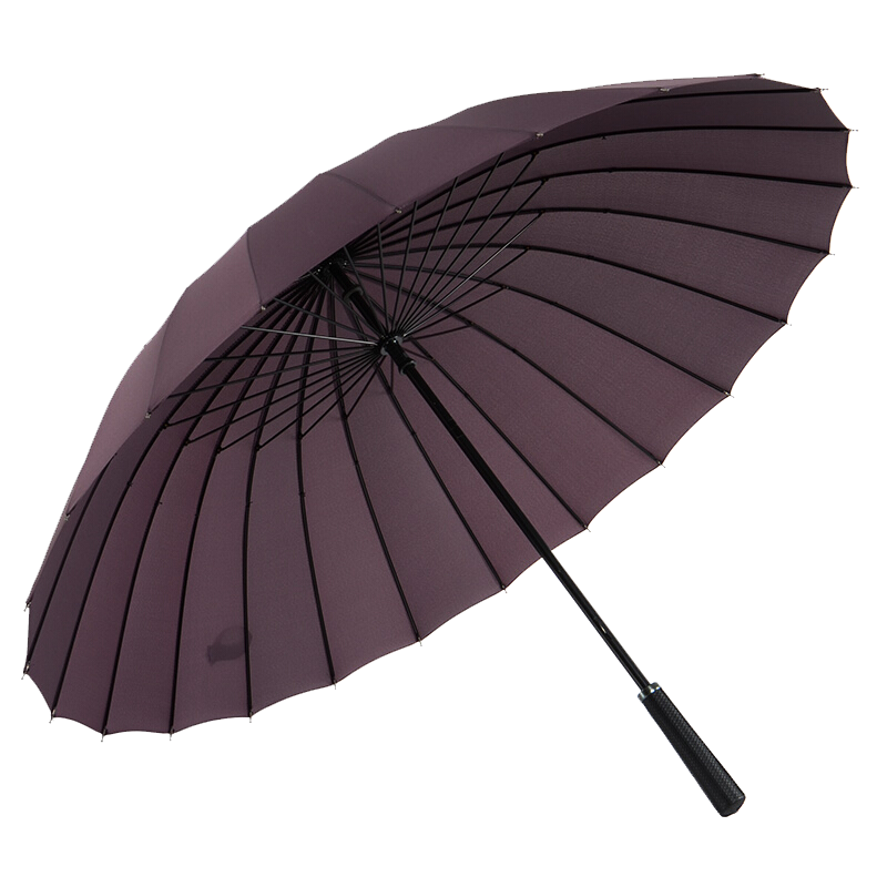 美度长柄雨伞超大号加固加厚结实抗风伞男士手动长把直柄雨伞黑M5003
