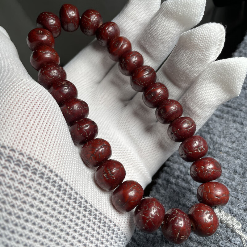 美芙仁包浆尼泊尔老凤眼菩提108颗 佛珠手链原桩小凤眼菩提 12mm 藏式