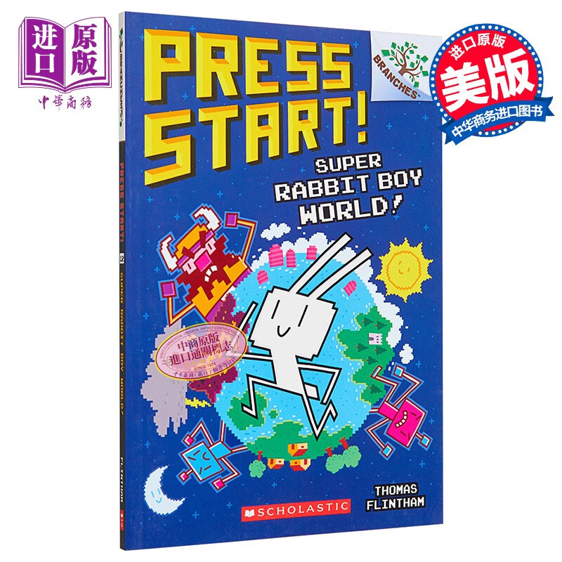 12 super rabbit boy world 学乐大树系列 方块兔12 英文原版 儿童