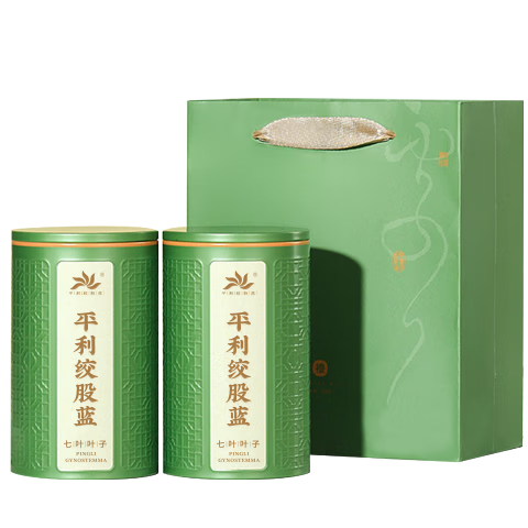 平利絞股藍(lán)養(yǎng)生茶飲七葉絞股藍(lán)龍須茶葉250g送長(zhǎng)輩送老人中秋禮品健康代用茶
