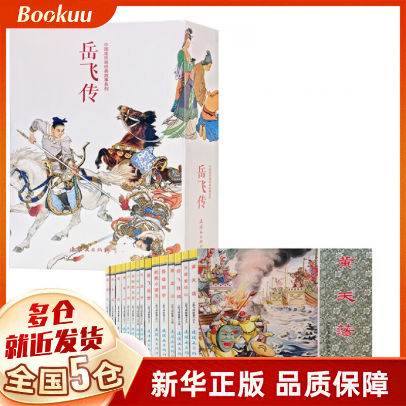 岳飞传(共15册)/中国连环画经典故事系列