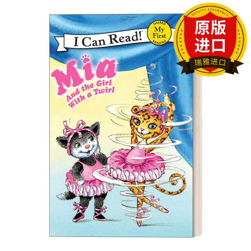 英文原版 mia and the girl with a twirl 米娅和转圈女孩 my first i