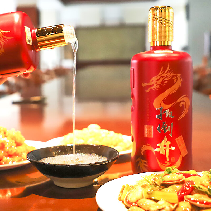 扳倒井白酒 52度2024甲辰纪念酒 纯粮酿造浓香型大容量自饮送礼白酒 52度 1000mL 6瓶