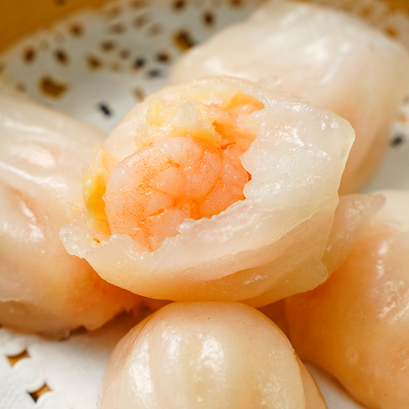 十里馋 饺子 虾饺水晶虾饺皇港式茶餐厅速冻新鲜虾仁饺子点心1000g