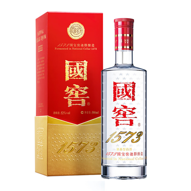 泸州老窖（LUZHOULAOJIAO）泸州老窖 国窖1573浓香型白酒 52度 500ml 经典装