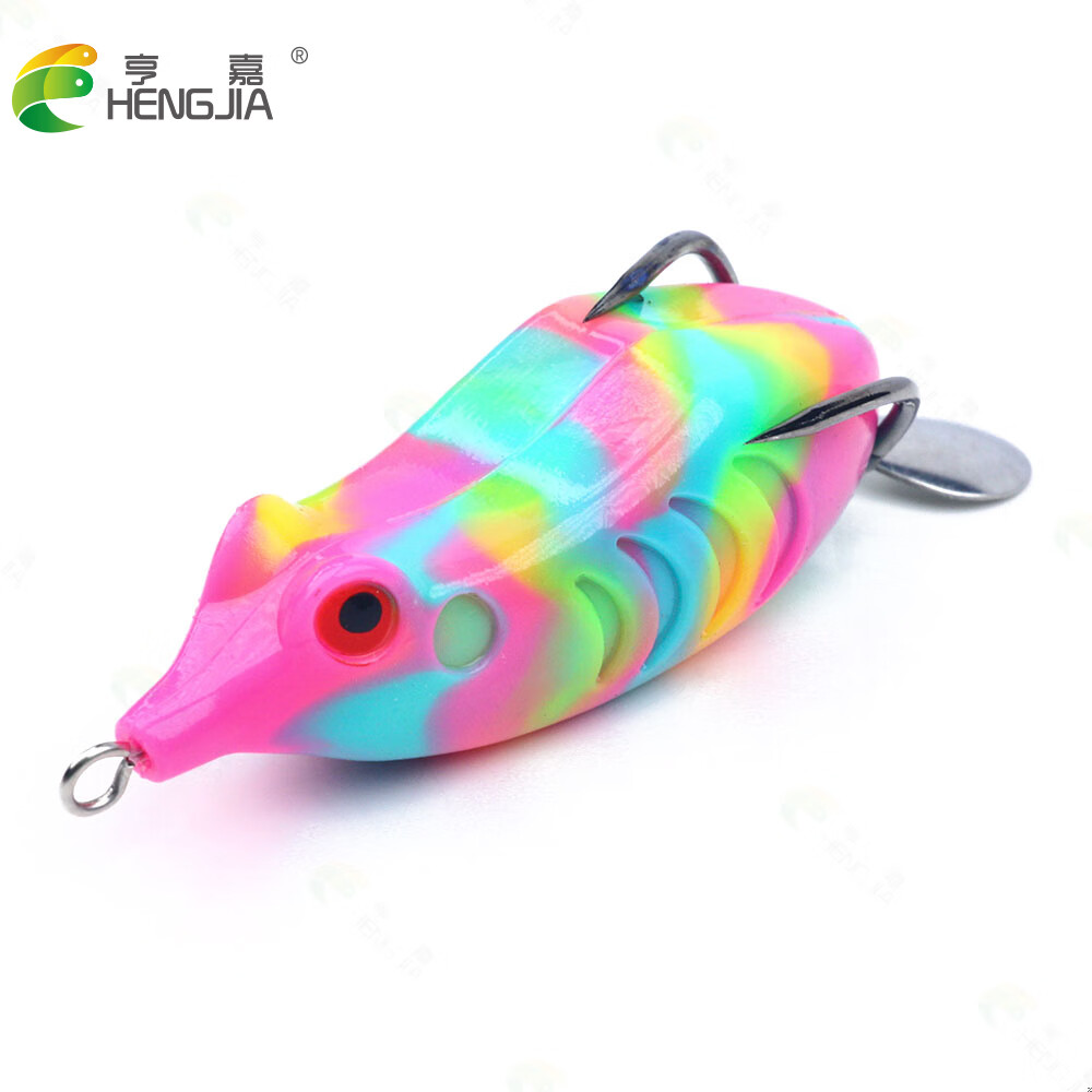 亨嘉新款改裝雷蛙路亞仿生青蛙假餌遠投淡水打黑雷強擬餌6.5CM11.8G 1號色 6.5CM-11.8G