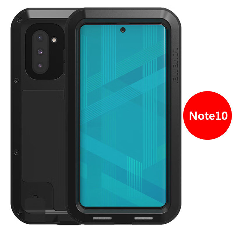 三星note10三防手机壳note10 5g保护套note8金属边框硬壳note9硅胶