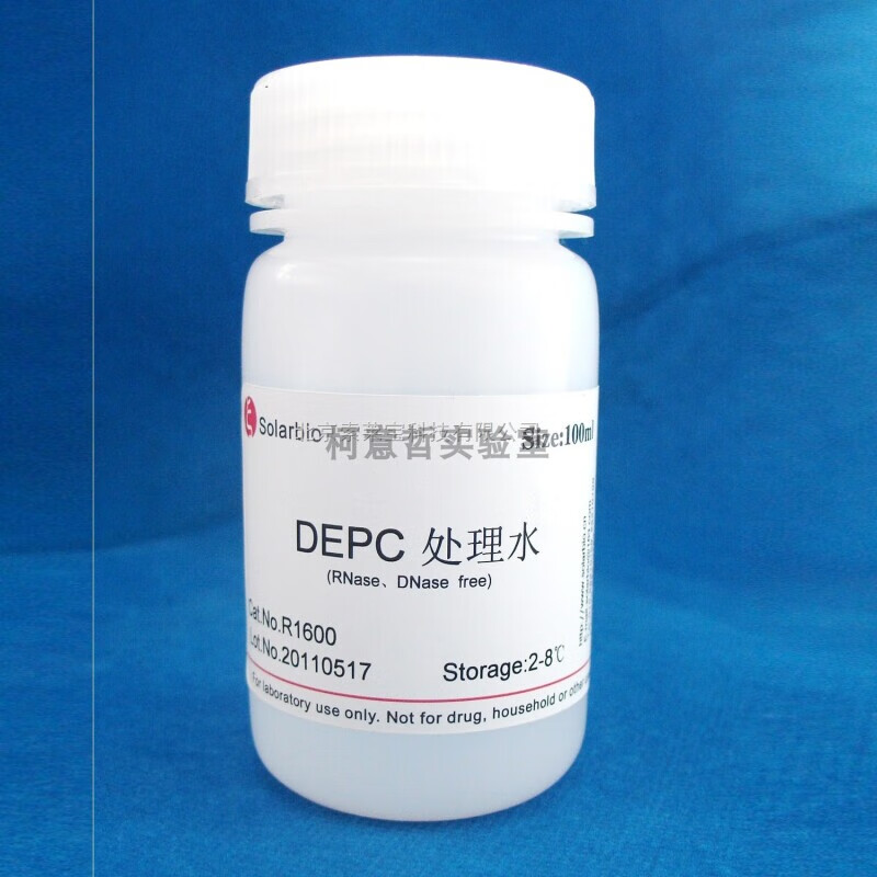 depc水 无酶无菌水 (dnase/rnase free)  500ml [索莱宝solarbio depc