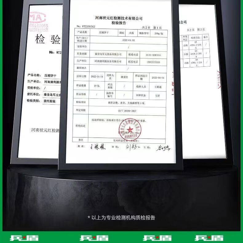 兵盾巧克力味压缩饼干小包装抗饿饼干学生营养早餐代餐户外应急物资 巧克力味压缩饼干100g*3包