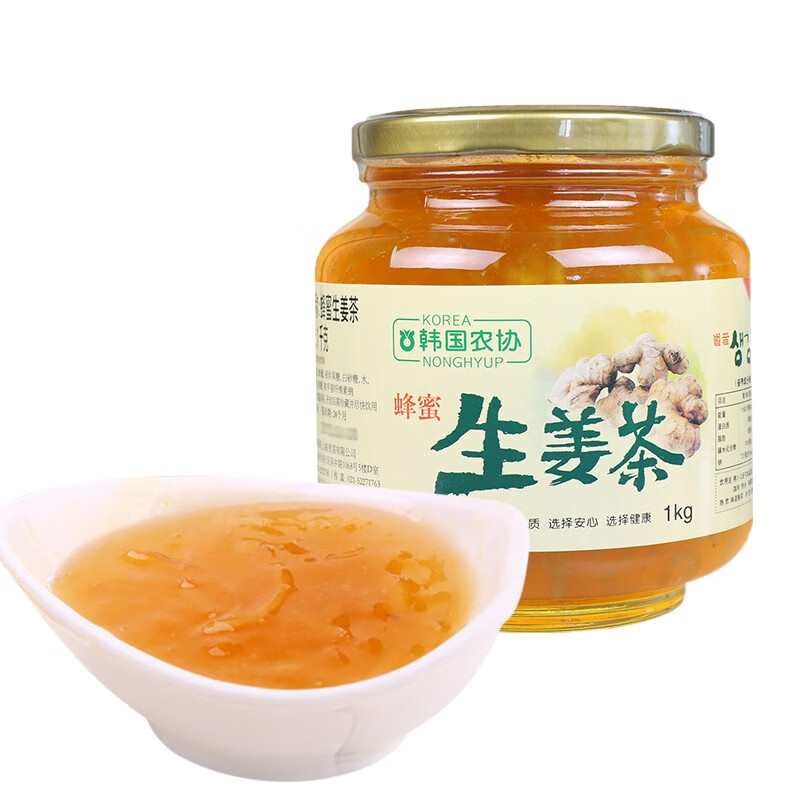 韩国农协(korea nonghyup) 蜂蜜生姜茶 蜂蜜糖姜茶  冲饮生姜汤 搭配