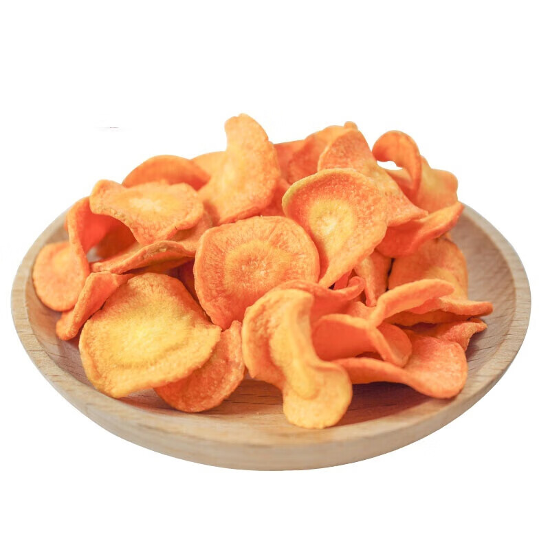 虎钢馋胡萝卜脆片蔬果干蔬菜干脱水即食袋装散装一斤 胡萝卜片250g