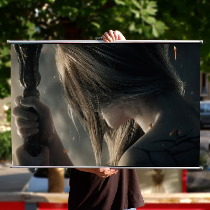 艾尔登法环周边 艾尔登法环游戏周边海报 艾登之环周边布制挂画 老头