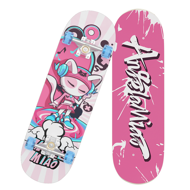 Angelamiao粉色儿童滑板车-性价比高，销量持续攀升