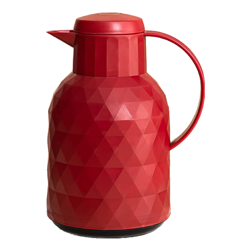 【活动】乐唯诗大容量1L保温壶家用保温水壶热水瓶开水暖瓶暖水壶 红/ 1000ml