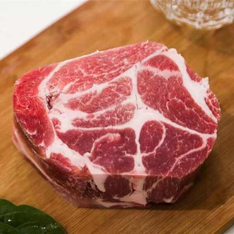 白荡里黑猪梅花肉 冷冻猪颈肉梅条肉烧烤火锅猪肉生鲜 梅花肉4斤