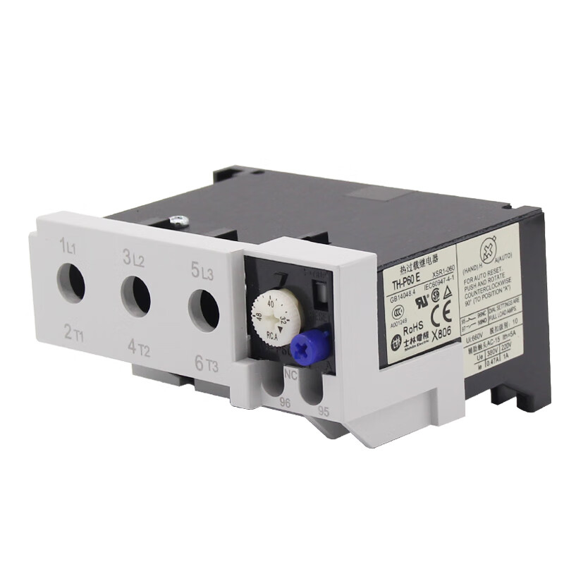 粟慄热过载继电器/eta过载保护220v单相380v三相缺相 th-p60e(22-34a)