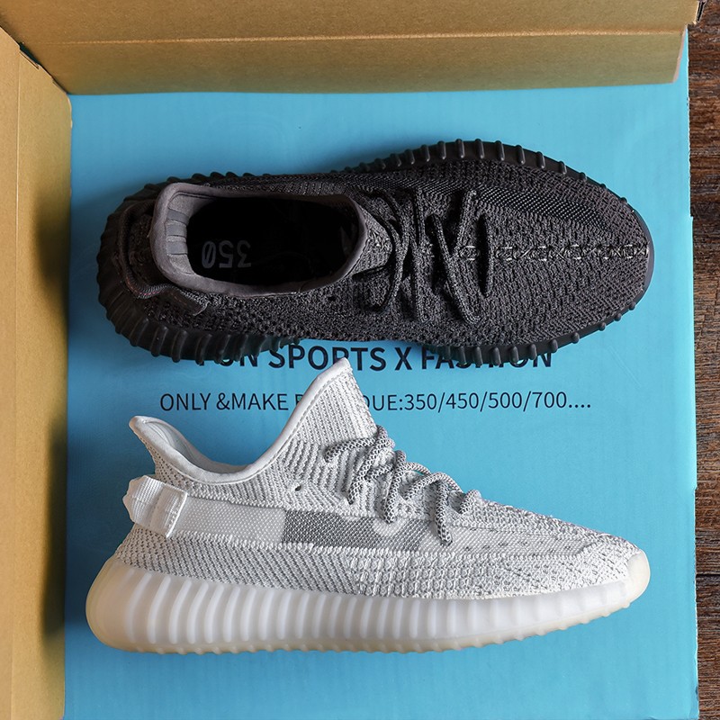 广椰子鞋350休闲男鞋2023莆田满天星透气百搭情侣鞋男网面鞋子女 黑