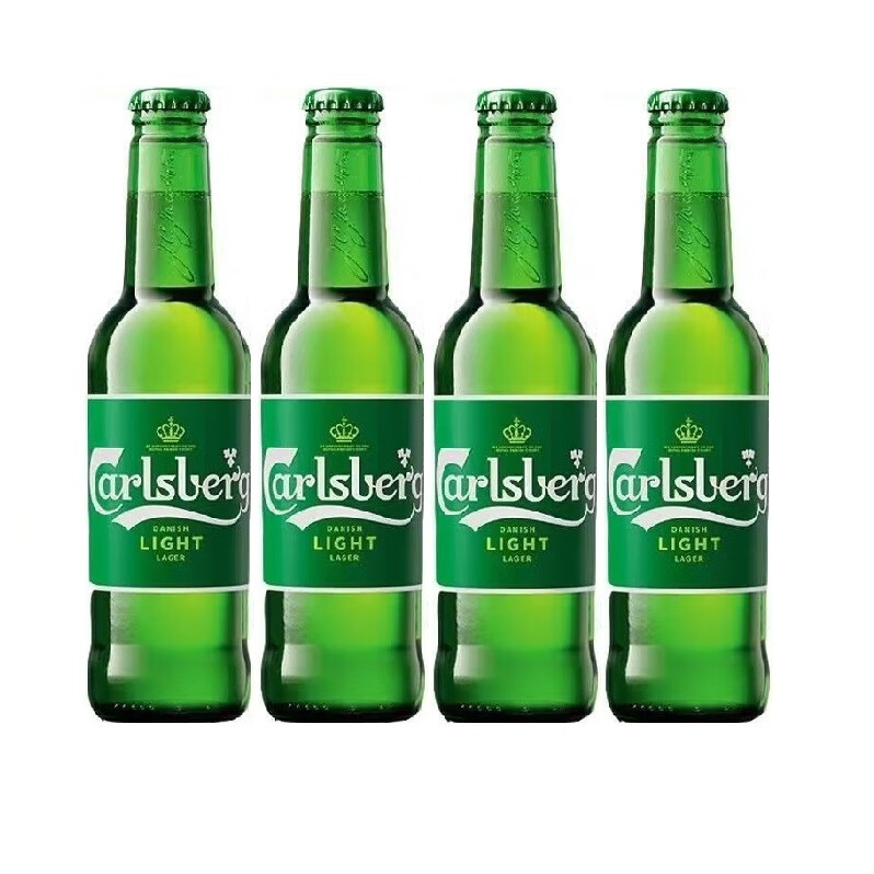 嘉士伯啤酒carlsberg玻璃瓶275ml和500ml 小瓶 275ml 12瓶