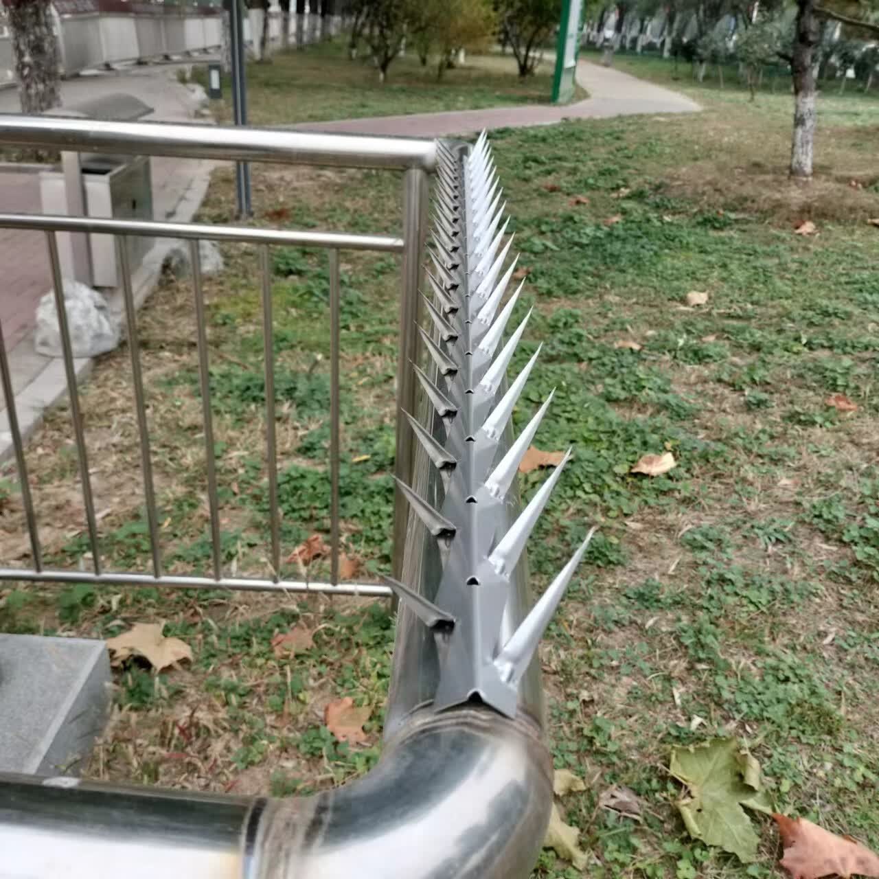 防爬刺钉304不锈钢防盗刺护栏围墙防攀爬刺别墅小区防盗刺 热镀锌小号