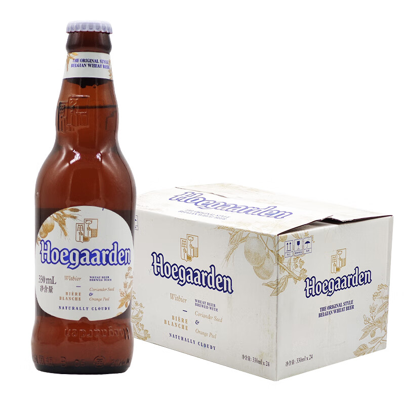 福佳国产福佳白啤酒hoegaarden精酿小麦白啤酒 300ml*4/6瓶 新日期