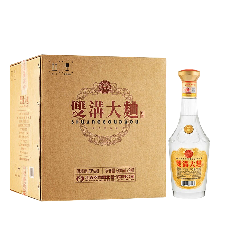 shuanggou/˫�� ������ 53�� Ũ���� 500ml 9ƿ 348Ԫ