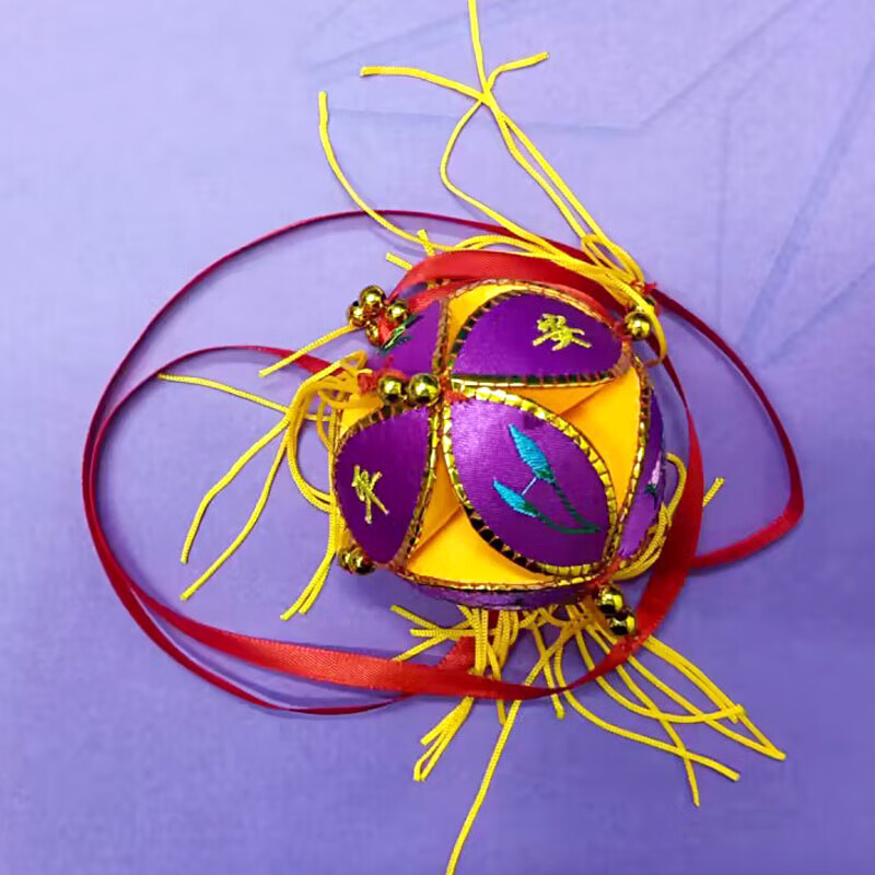 澳颜莱三月三绣球 广西三月三刺绣民族工艺绣球挂件跳舞蹈学生民俗