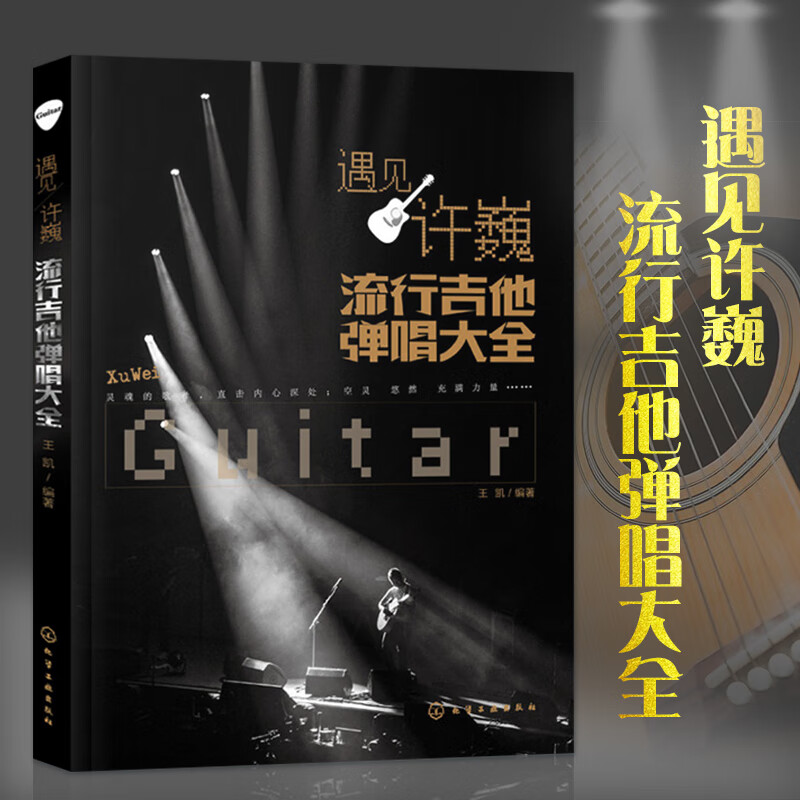 遇见许巍 流行吉他弹唱大全 吉他书吉他谱书籍 流行歌曲 吉他弹唱指弹