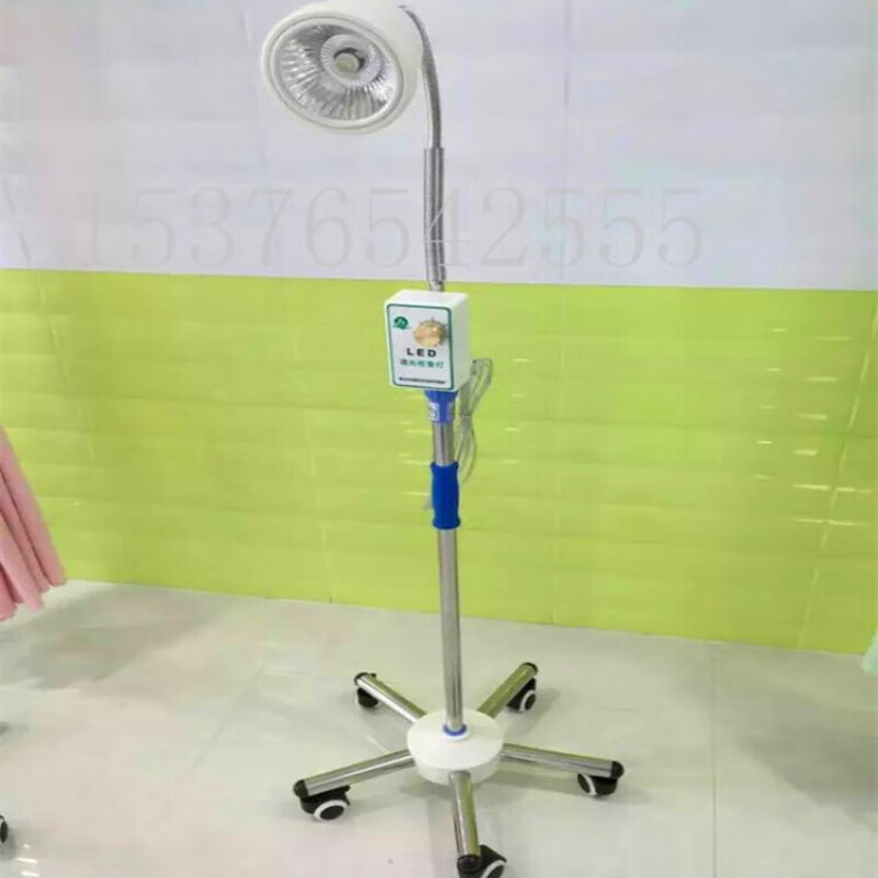 304不锈钢可调节反光灯手术灯妇科检查灯 鹅颈灯站地灯蛇皮灯 a款