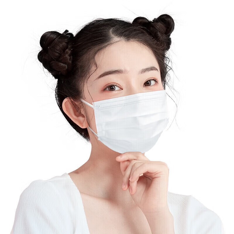 维德(WELLDAY)医用外科口罩10只/袋口罩 灭菌防沙尘暴防飞沫透气轻薄三层挂耳式 外科灭菌级-白色【100只】