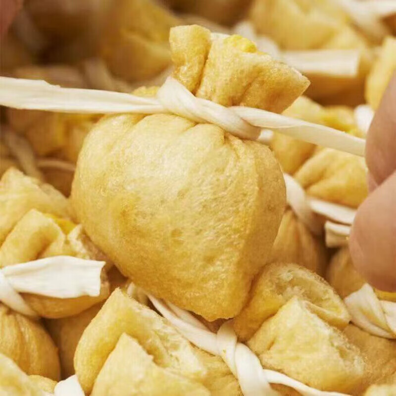 福春园清真鱼籽福袋火锅麻辣烫关东煮食材冷冻半成品 鱼籽福袋 鱼籽