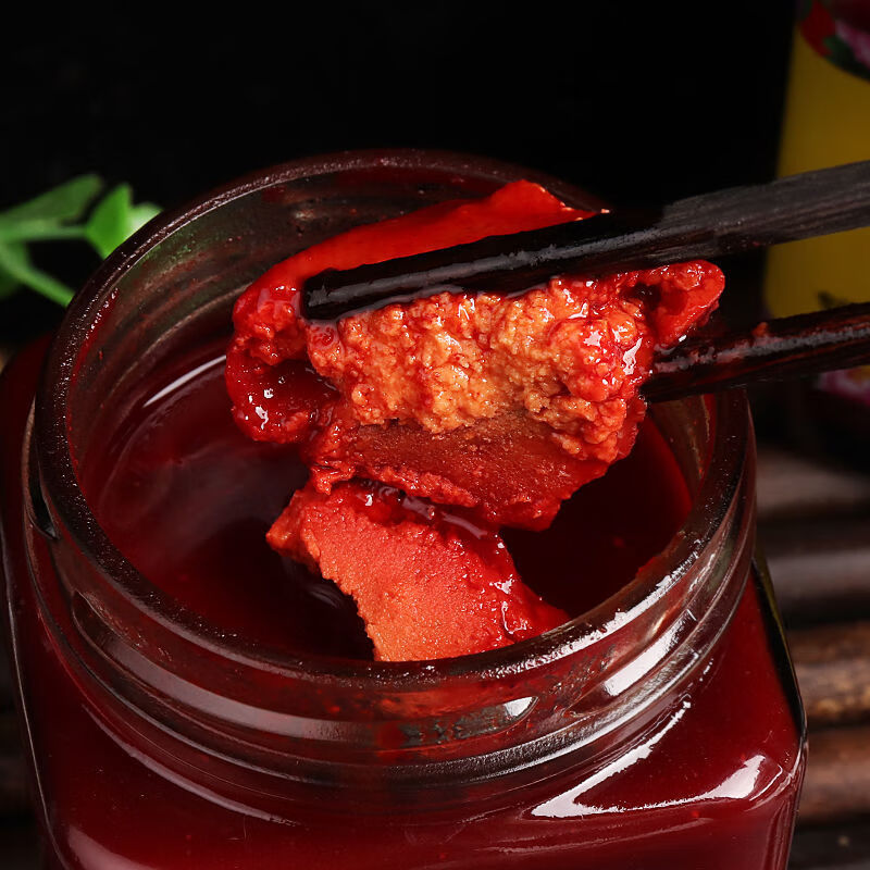 朱老六红腐乳 350g 东北特色朱老六 腐乳红方腐乳 火锅蘸料调味料下饭