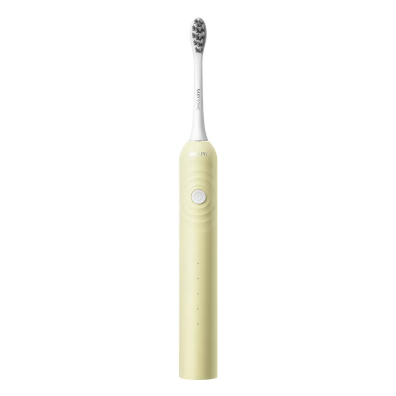 舒客（Saky）电动牙刷 成人声波震动充电式牙刷 软毛防水G33A 奶黄布丁