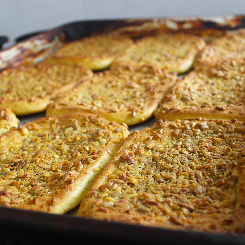 蕴召陕西汉中花生炕炕馍传统手工饼地方零食小吃5个装 红色