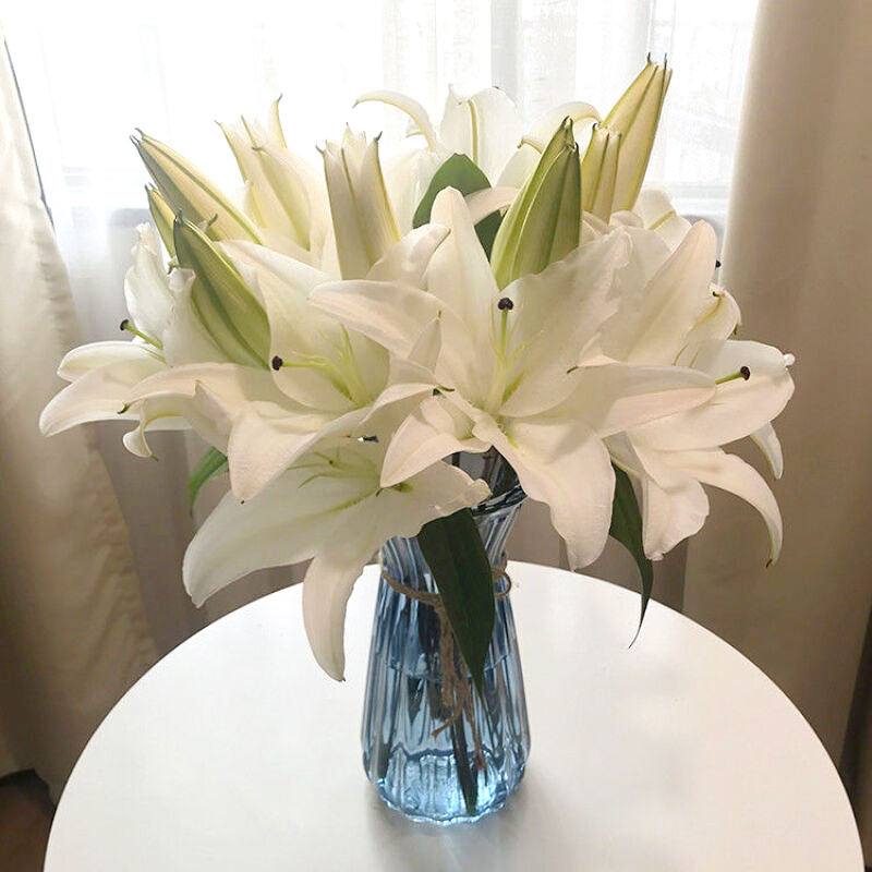 花情万种百合花鲜百合鲜花云南直发批发新鲜香水百合鲜切真花家庭水养