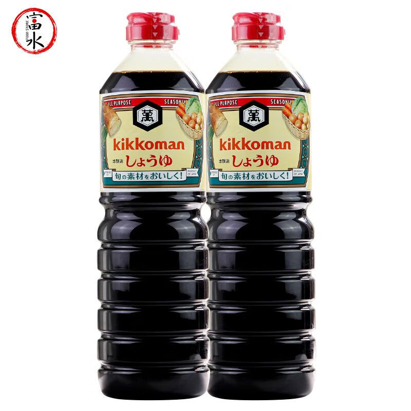 万字日本龟甲万浓口酿造酱油原装寿喜锅烹调刺身拌饭酱油1*2 属性