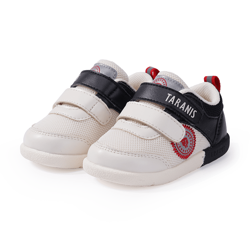 防滑耐磨学步鞋女宝宝儿童软底透气童鞋白黑18码鞋内长125mm脚长115mm