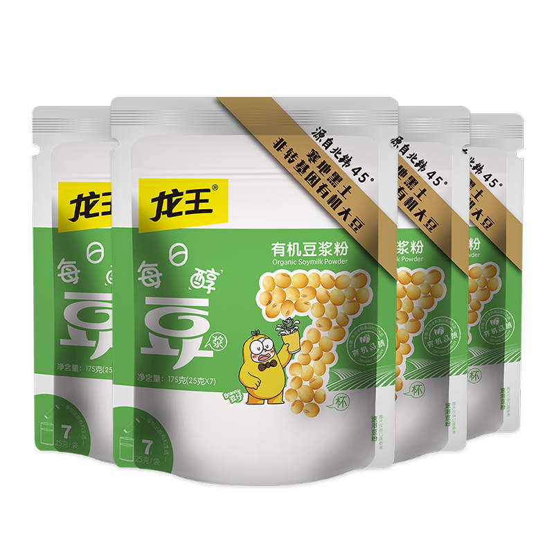 龙王有机豆浆粉价格走势及口味评测