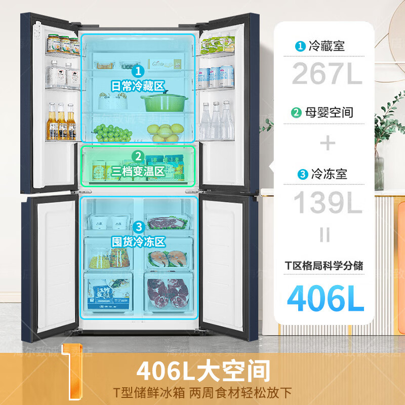 海尔BCD-406WLHTDEDB9冰箱怎么样?评测:热门推荐,不容错过