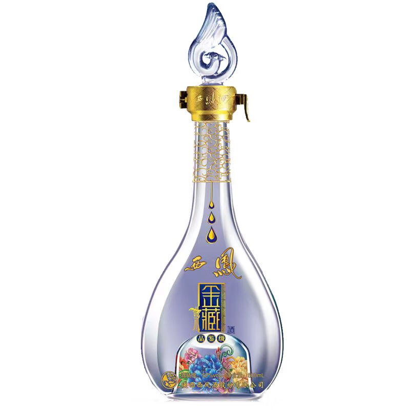 西凤酒 金藏品鉴级 凤香型 商务宴请送礼白酒 52度 500mL 6瓶
