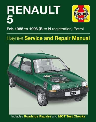 Renault 5 Petrol (Feb 85 - 96) Haynes Repair Manual