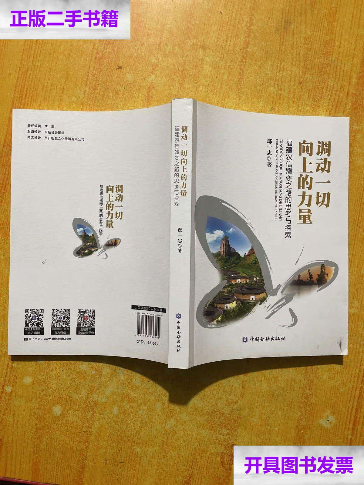 【二手9成新】调动一切向上的力量 /鄢一忠 中国金融