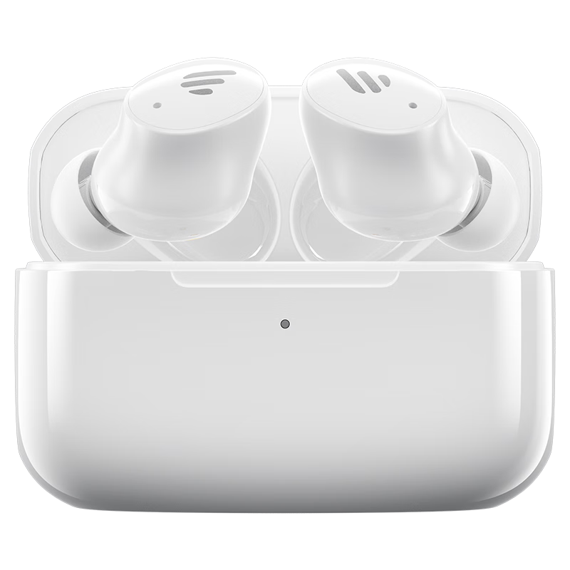 漫步者（EDIFIER）TWS1 ANC真无线蓝牙耳机主动降噪入耳式耳机通话降噪游戏低延迟适用于苹果华为oppo小米vivo手机 霜凝白 -42dB深度降噪 智能佩戴检测