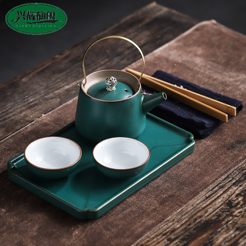 钵至茶具简易 一壶二杯日式禅意一壶二杯两杯功夫茶茶具套装家用民宿