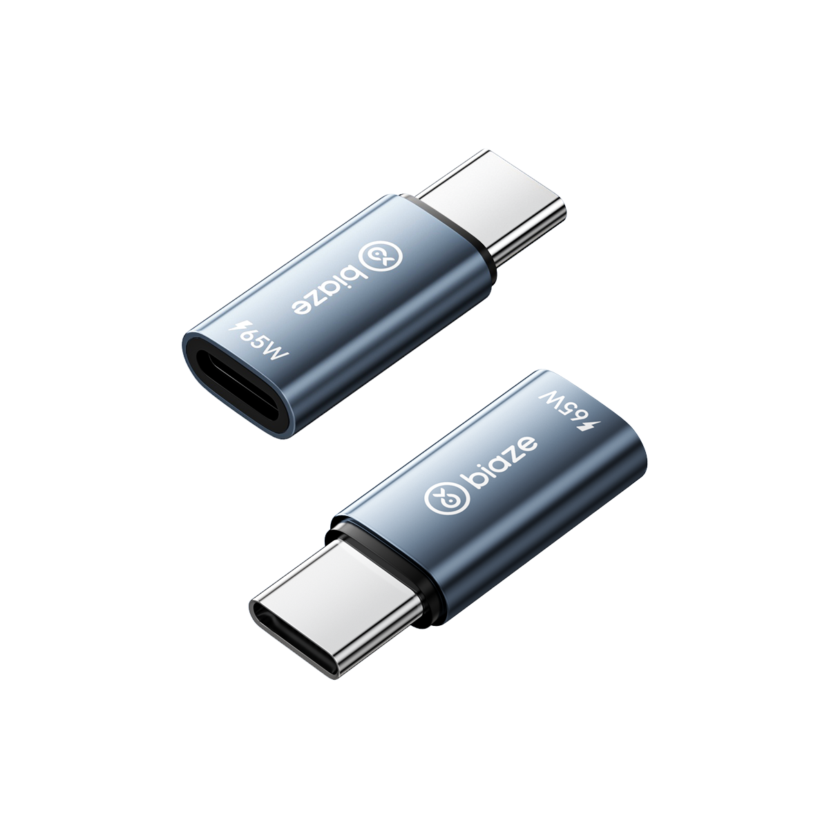 毕亚兹 苹果17/16/15转换头type-c转接头65WPD27W快充头lightning母头转type-c公头转换器苹果安卓充电线