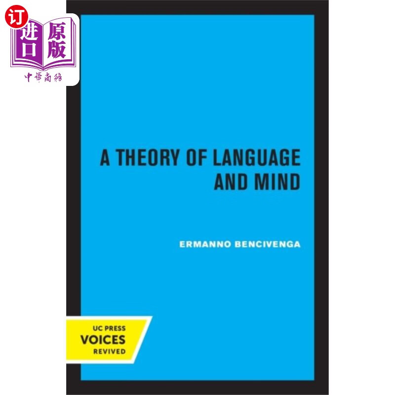 海外直订Theory of Language and Mind 语言与心理理论